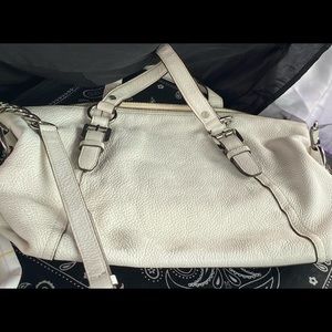 White leather Michael Kors purse